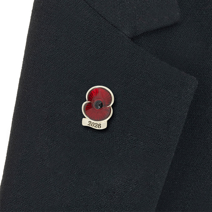 2026 Dated Poppy Lapel Pin in Gold Tone - Image 4