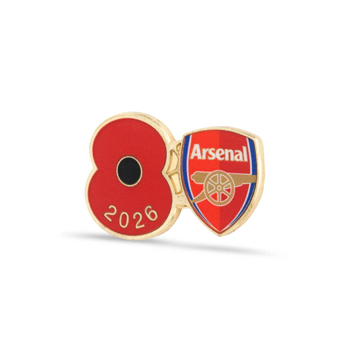 Arsenal Poppy Football Pin 2026 - Image 2