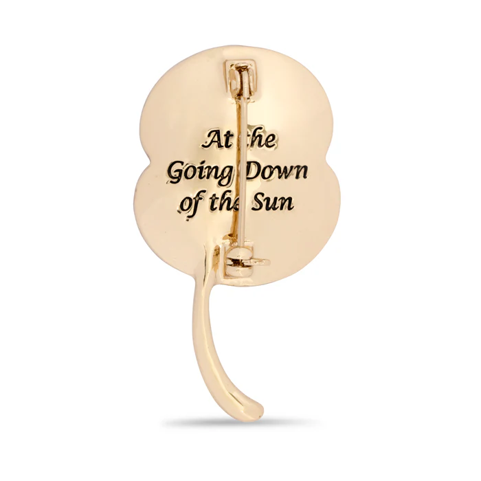 At the Going Down of the Sun Poppy Brooch - Image 2