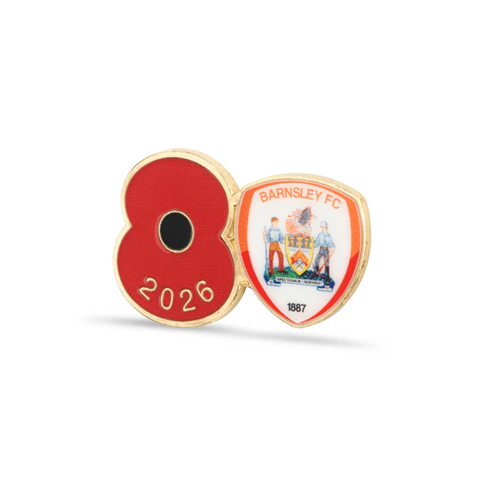 Barnsley Poppy Football Pin 2026 - Image 2