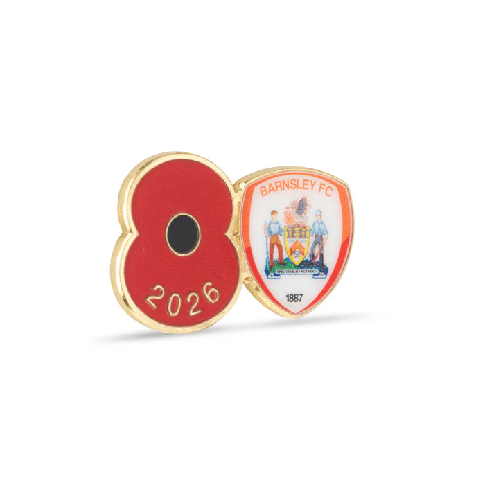 Barnsley Poppy Football Pin 2026 - Image 3