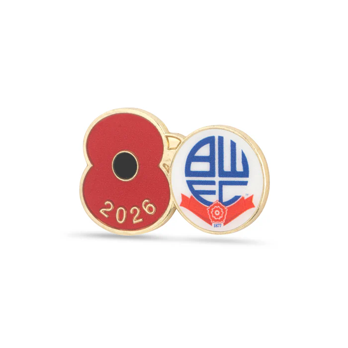 Bolton Wanderers Poppy Football Pin 2026 - Image 2
