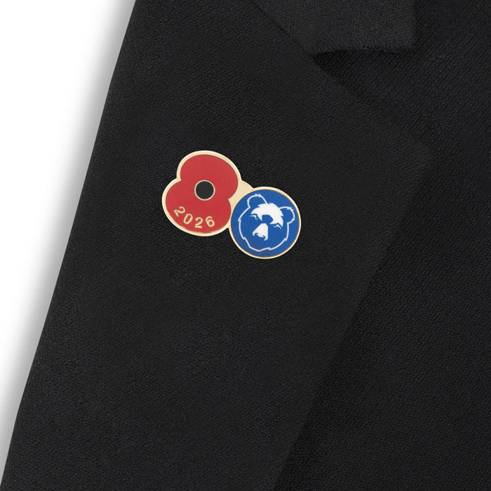 Bristol Bears Poppy Rugby Pin 2026 - Image 4