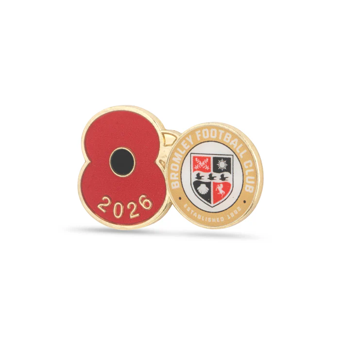 Bromley Poppy Football Pin 2026 - Image 2
