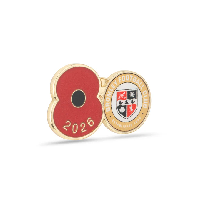 Bromley Poppy Football Pin 2026 - Image 3
