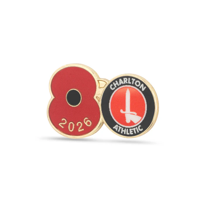Charlton Athletic Poppy Football Pin 2026 - Image 2