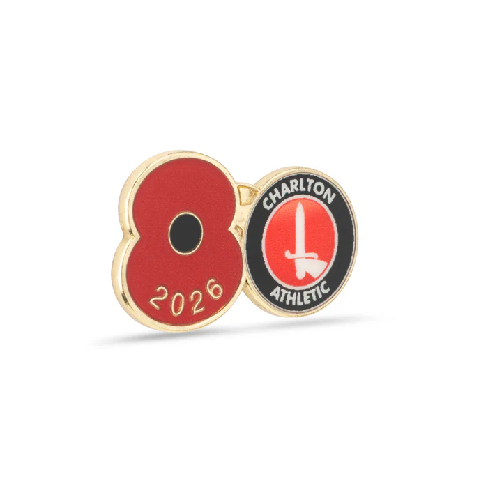 Charlton Athletic Poppy Football Pin 2026 - Image 3