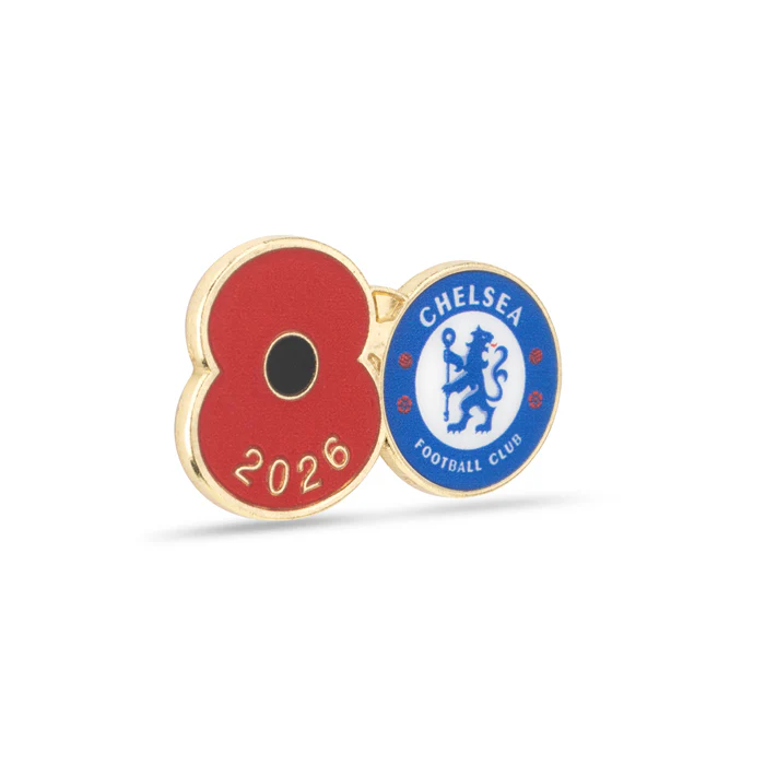Chelsea Poppy Football Pin 2026 - Image 3