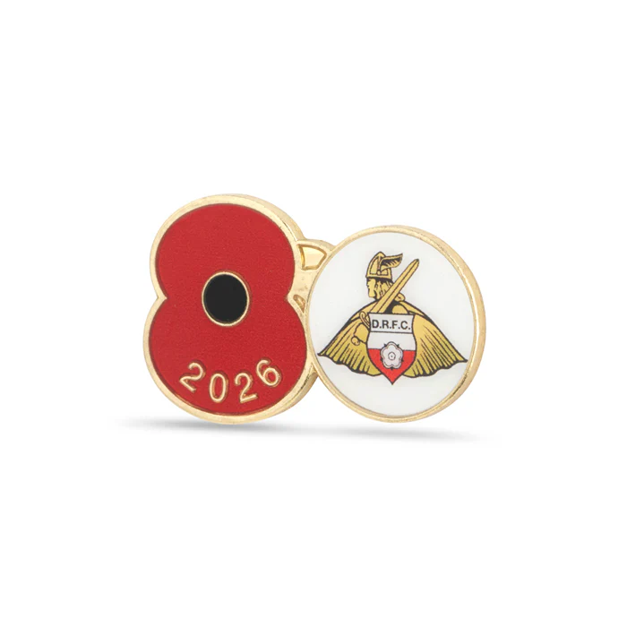 Doncaster Rovers Poppy Football Pin 2026 - Image 2