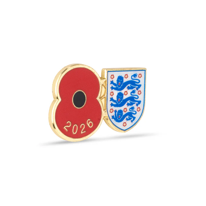 England Poppy Football Pin 2026 - Image 3