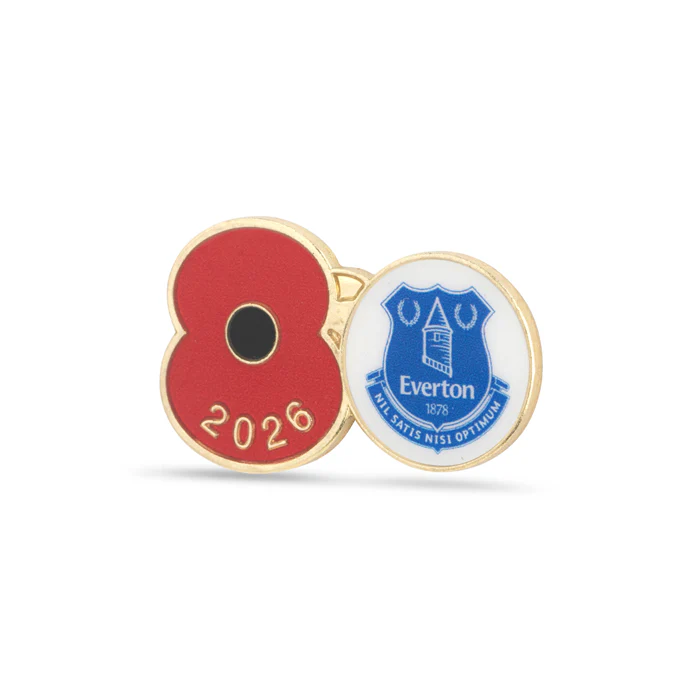 Everton Poppy Football Pin 2026 - Image 2