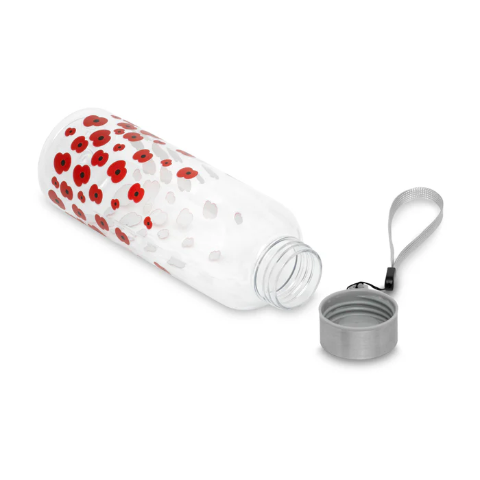 Falling Poppies 500ml Water Bottle - Image 2