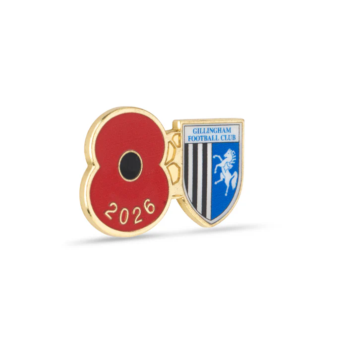 Gillingham Poppy Football Pin 2026 - Image 3