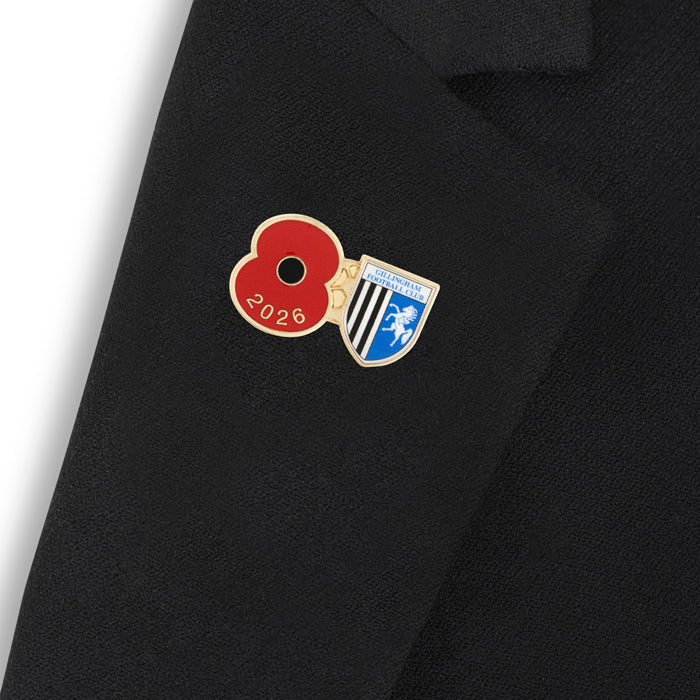 Gillingham Poppy Football Pin 2026 - Image 4