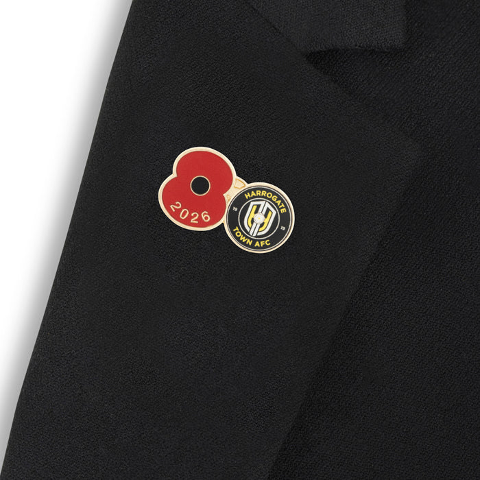 Harrogate Town Poppy Football Pin 2026 - Image 4