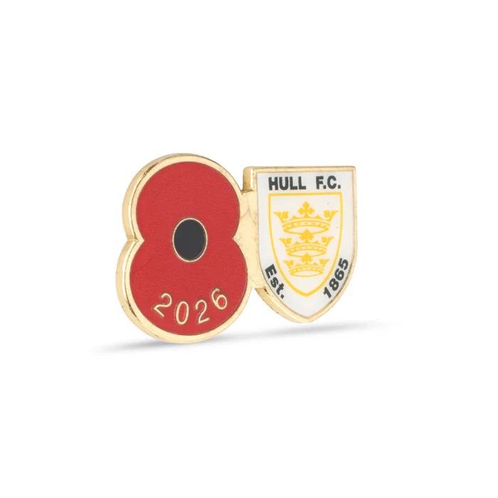 Hull FC Poppy Rugby Pin 2026 - Image 3