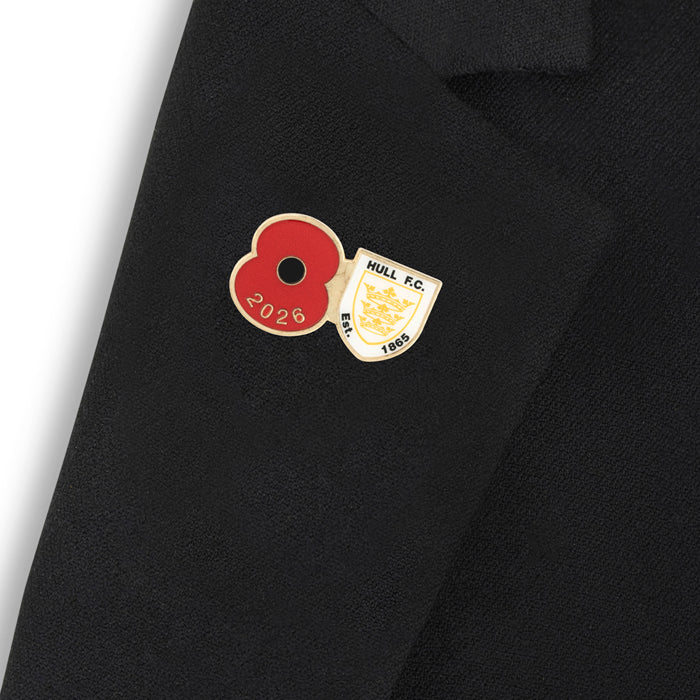 Hull FC Poppy Rugby Pin 2026 - Image 4