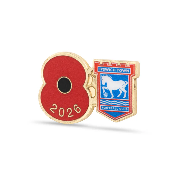 Ipswich Town Poppy Football Pin 2026 - Image 2