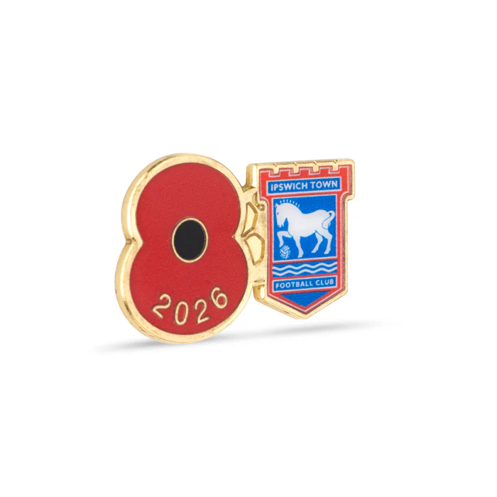 Ipswich Town Poppy Football Pin 2026 - Image 3