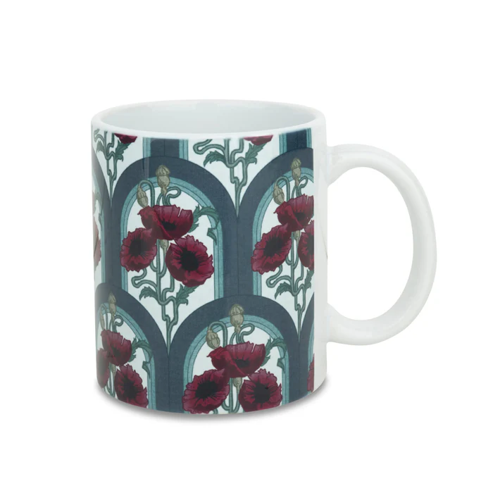 Laurence Llewelyn-Bowen Art Deco Poppy Mug - Image 2