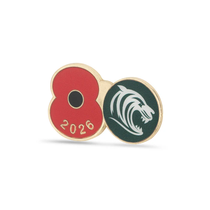 Leicester Tigers Poppy Rugby Pin 2026 - Image 2