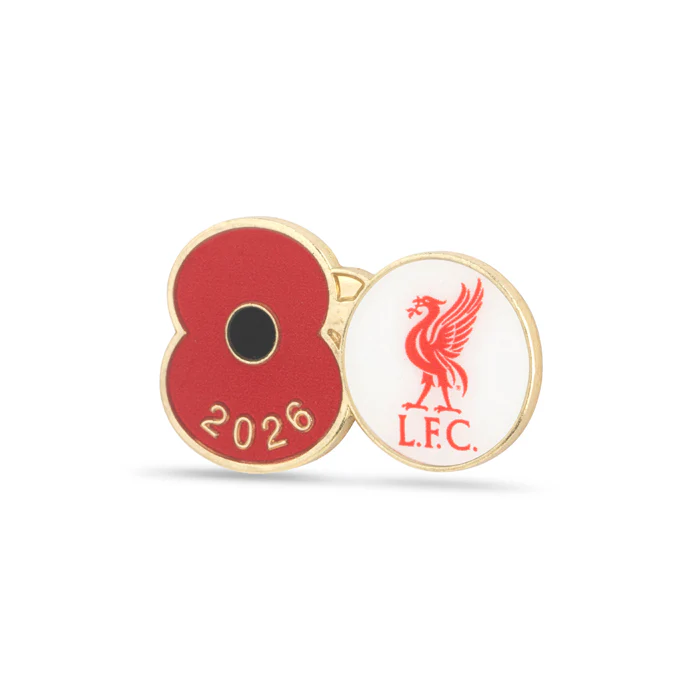 Liverpool Poppy Football Pin 2026 - Image 2