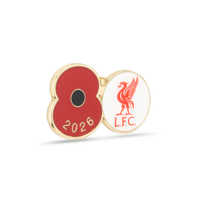 Liverpool Poppy Football Pin 2026 - Image 3