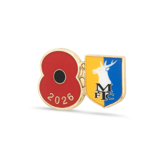 Mansfield Town Poppy Football Pin 2026 - Image 2