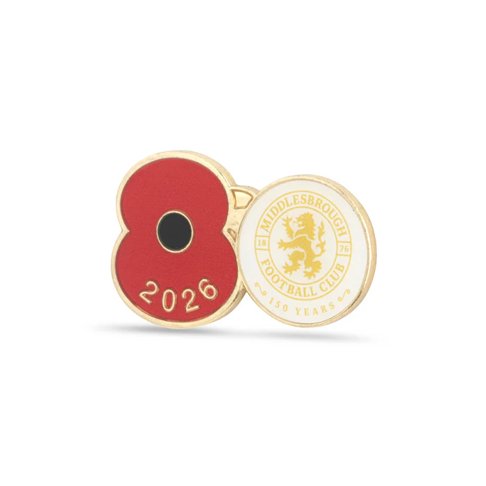 Middlesbrough Poppy Football Pin 2026 - Image 2