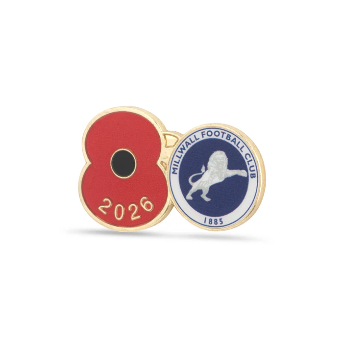 Millwall Poppy Football Pin 2026 - Image 2