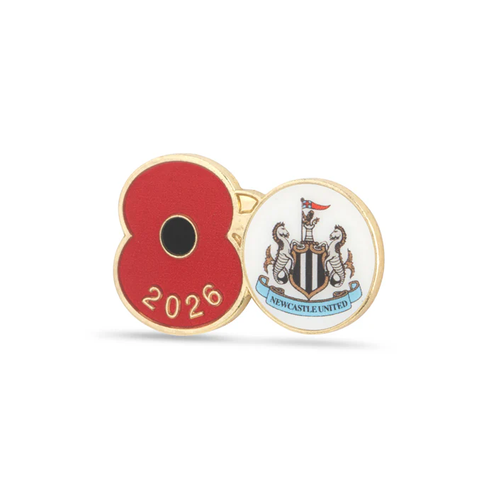 Newcastle United Poppy Football Pin 2026 - Image 2