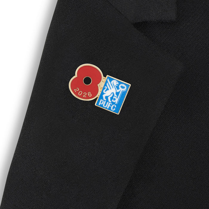 Peterborough United Poppy Football Pin 2026 - Image 4