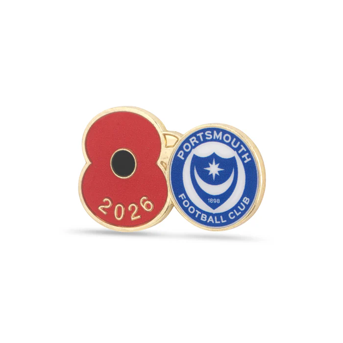 Portsmouth Poppy Football Pin 2026 - Image 2