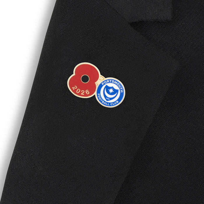 Portsmouth Poppy Football Pin 2026 - Image 4