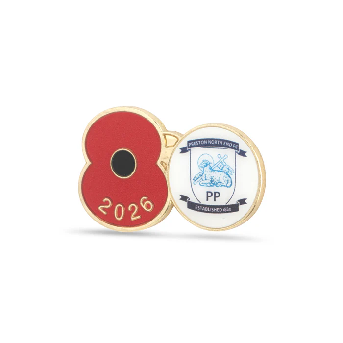 Preston North End Poppy Football Pin 2026 - Image 2