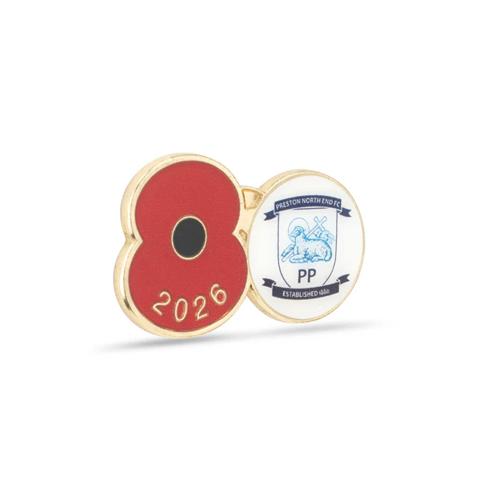 Preston North End Poppy Football Pin 2026 - Image 3