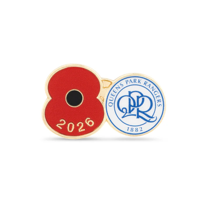 Queens Park Rangers Poppy Football Pin 2026