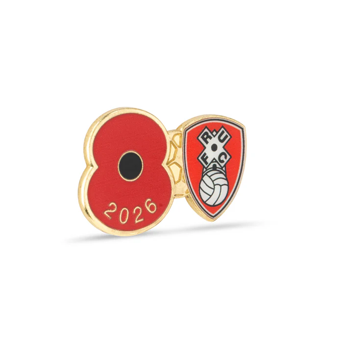 Rotherham United Poppy Football Pin 2026 - Image 3