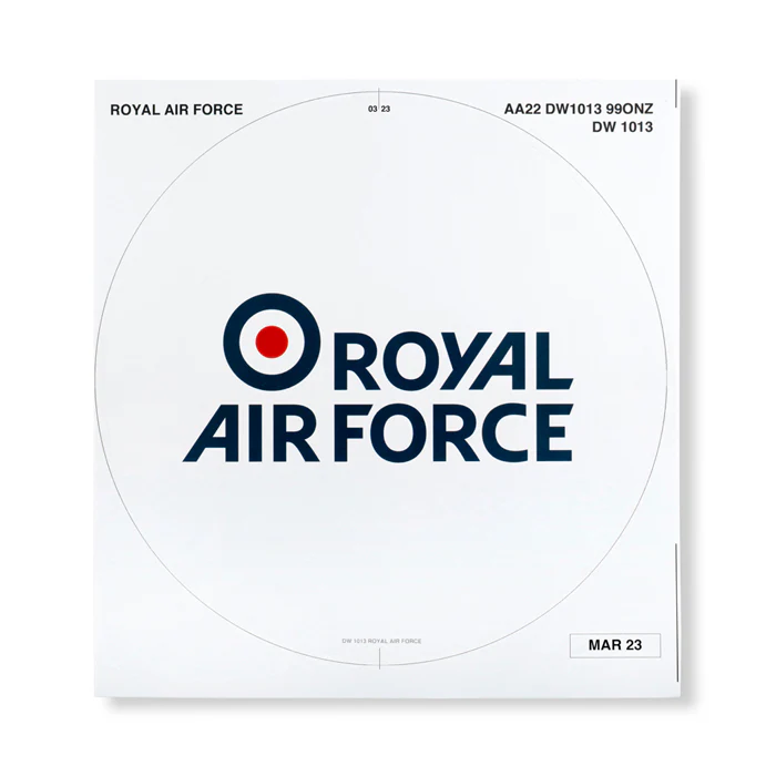 Royal Air Force Air Sticker Badge For Medium Wreath