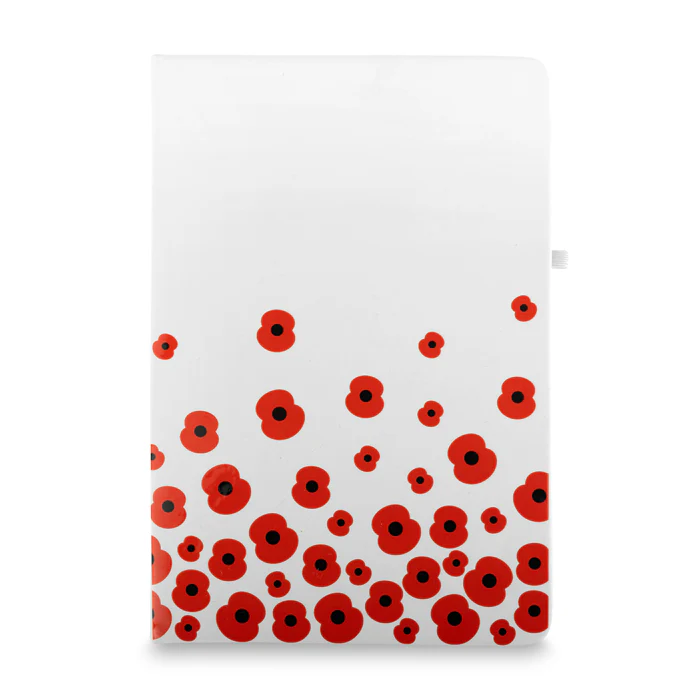 Royal British Legion Falling Poppies A5 Notebook