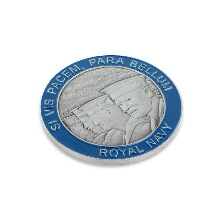Royal British Legion Royal Navy Challenge Coin - Image 2