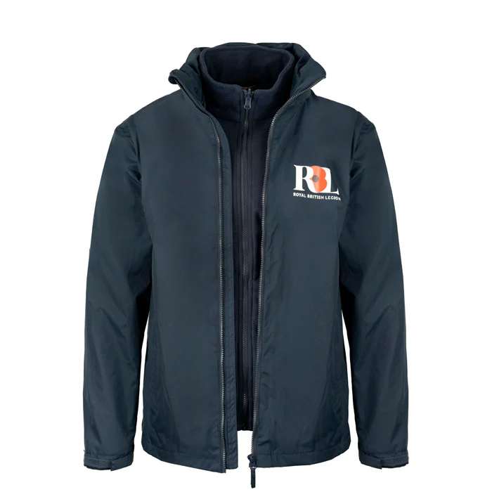 Royal British Legion Waterproof Classic 3 in 1 Jacket - Image 5