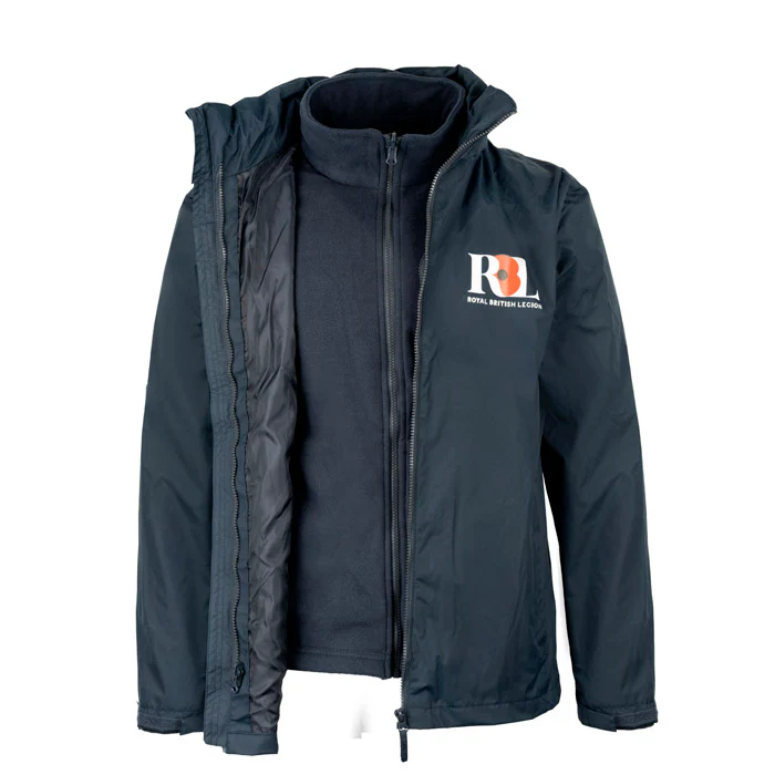 Royal British Legion Waterproof Classic 3 in 1 Jacket - Image 6