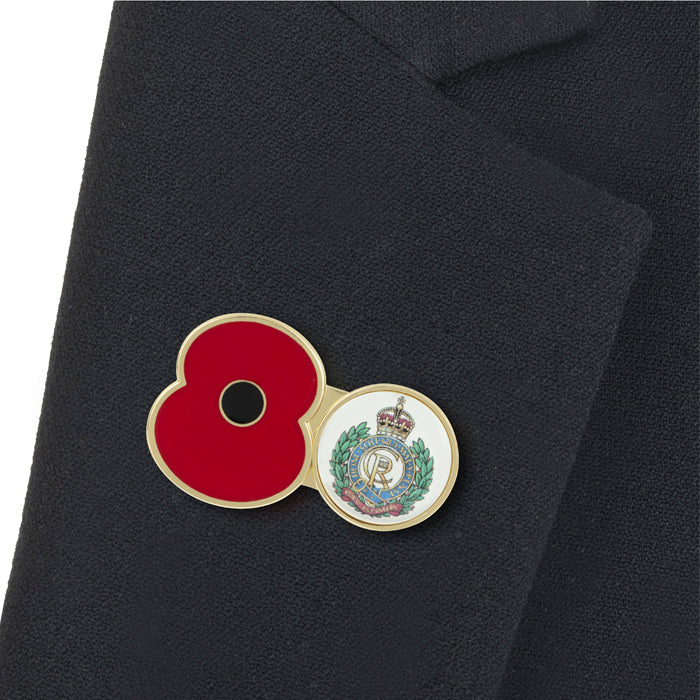 Corps of Royal Engineers Service Poppy Pin - Image 2