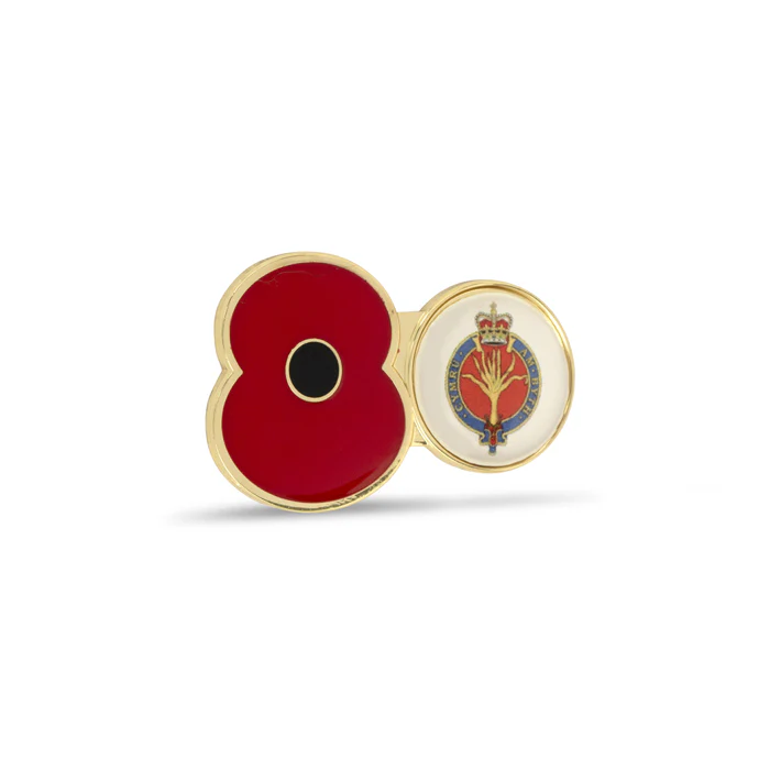 Welsh Guards Service Poppy Pin - Image 2