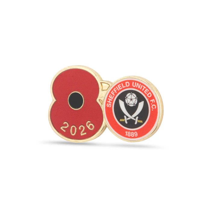 Sheffield United Poppy Football Pin 2026 - Image 2
