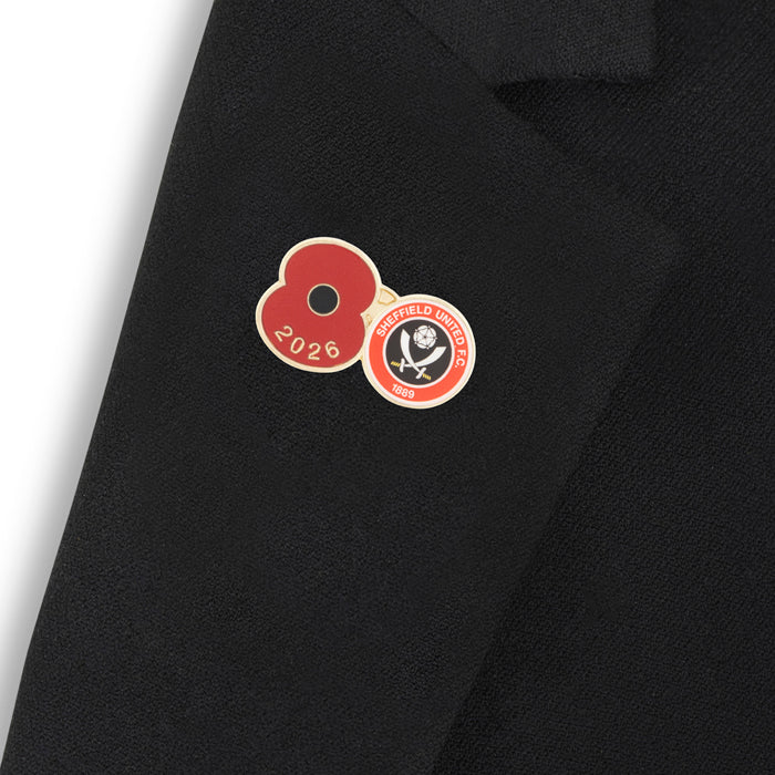 Sheffield United Poppy Football Pin 2026 - Image 4