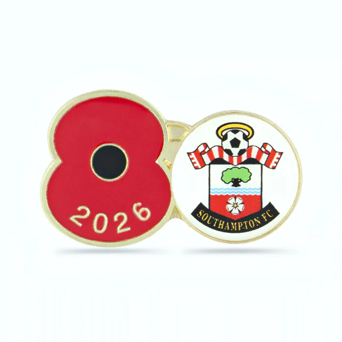 Southampton Poppy Football Pin 2026