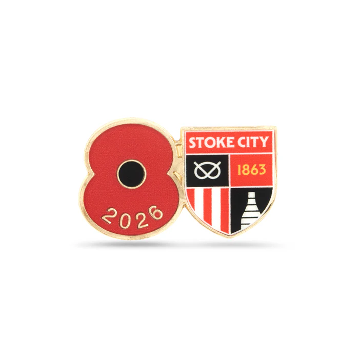 Stoke City Poppy Football Pin 2026
