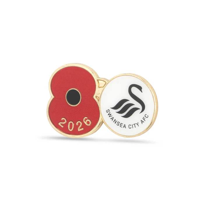 Swansea City Poppy Football Pin 2026 - Image 2
